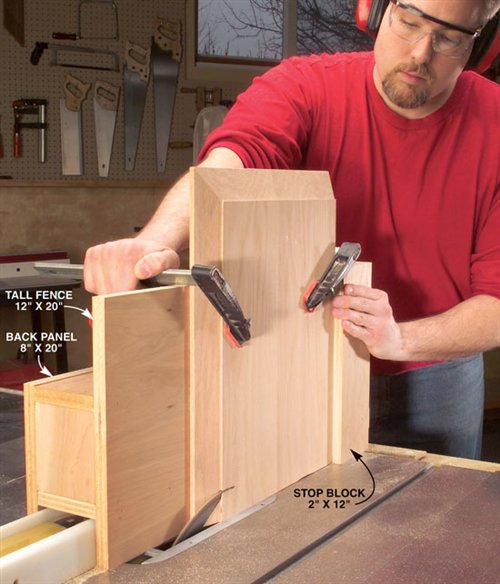 Raised-Panel Tablesaw Jig - Popular Woodworking Magazine