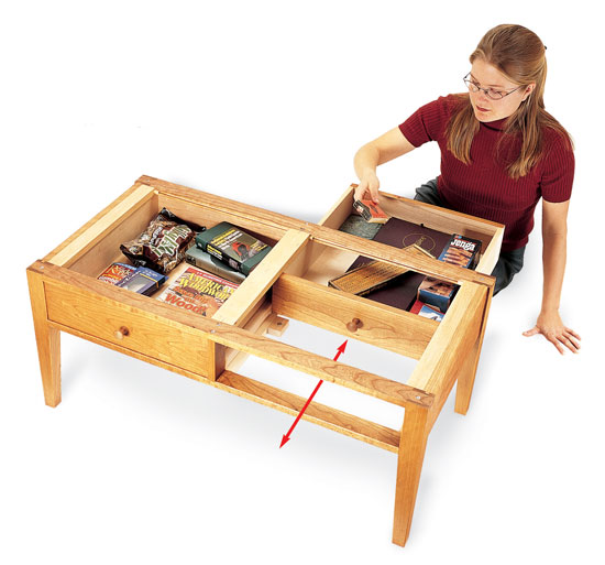 Two-Drawer Coffee Table - Popular Woodworking Magazine