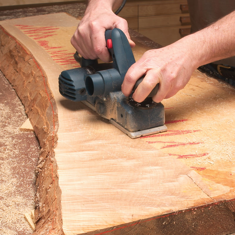 How to Plane Wood Wider Than Planer 