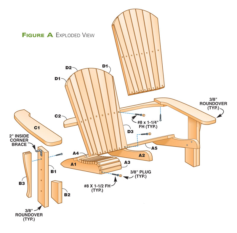 DIY Double Adirondack Chair Plans: How to Make a Loveseat