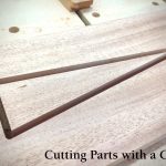 Precisely cutting a narrow triangle-shaped opening with power and/or hand tools is anything but simple. Cutting parts and precise details are tasks well suited for digital woodworking and CNCs.
