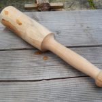 Beech mallet for a froe 3