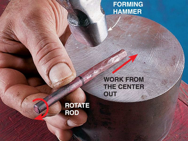 Hammer Your Own Copper Hardware Popular Woodworking