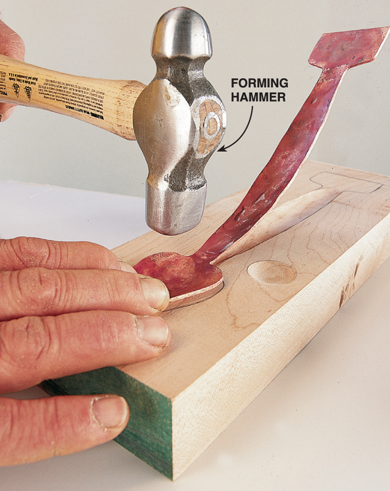 Hammer Your Own Copper Hardware Popular Woodworking