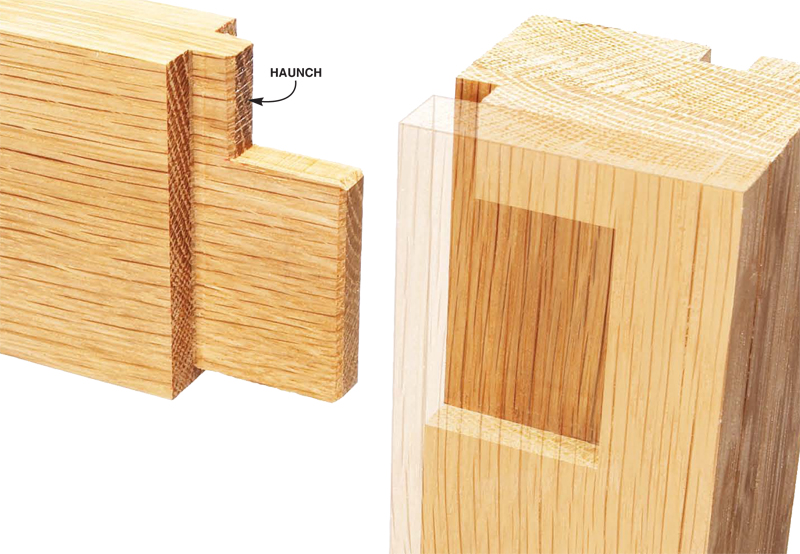 Haunched Mortise &amp; Tenon - Popular Woodworking Magazine