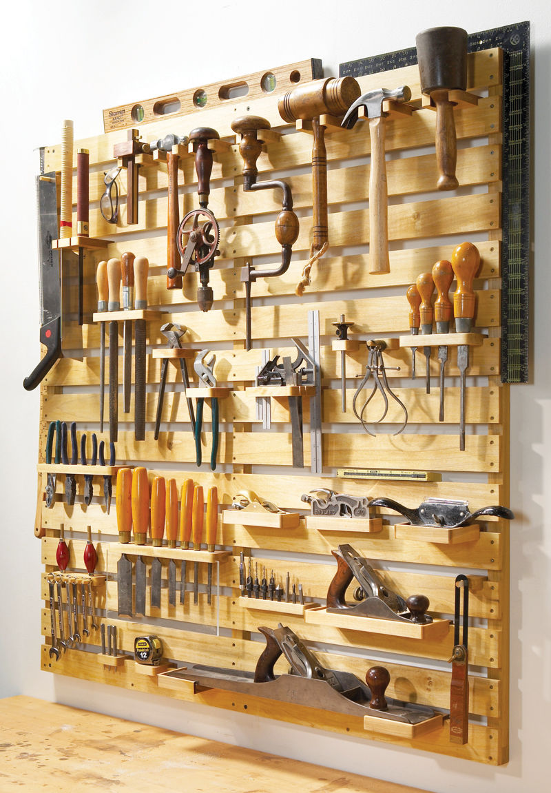 Hold-Everything Tool Rack - Popular Woodworking Magazine