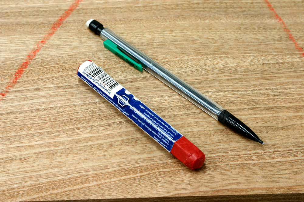 lumber crayon and mechanical pencil