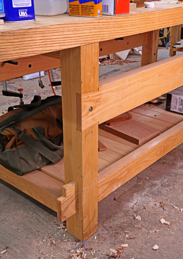 21st-Century Workbench Leg Joints - Popular Woodworking ...