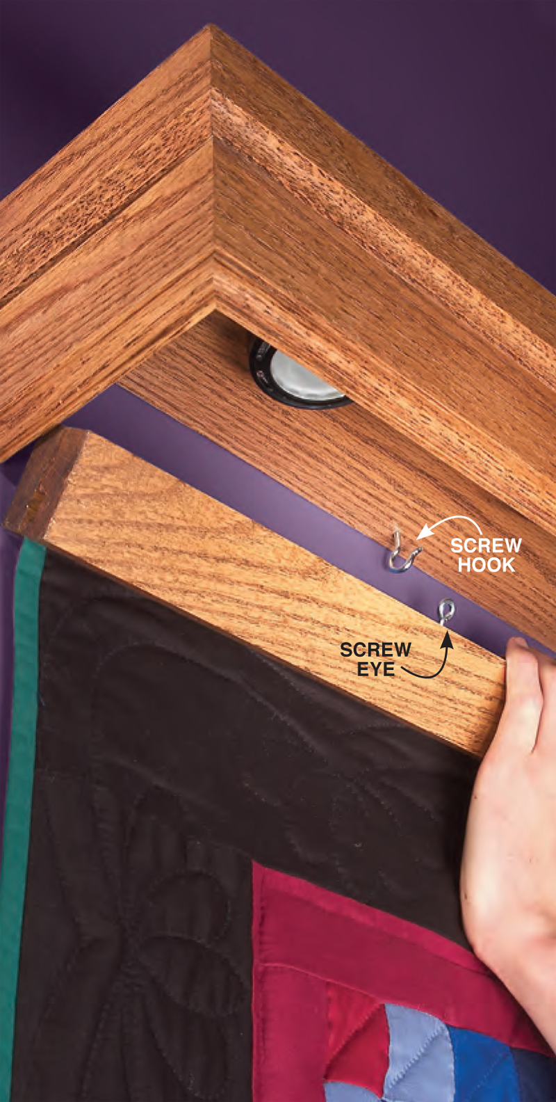 AW Extra 10/17/13 Lighted Quilt Hanger Popular Woodworking