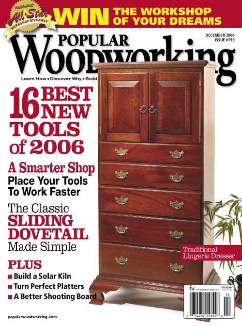 December 2006 #159 - Popular Woodworking Magazine