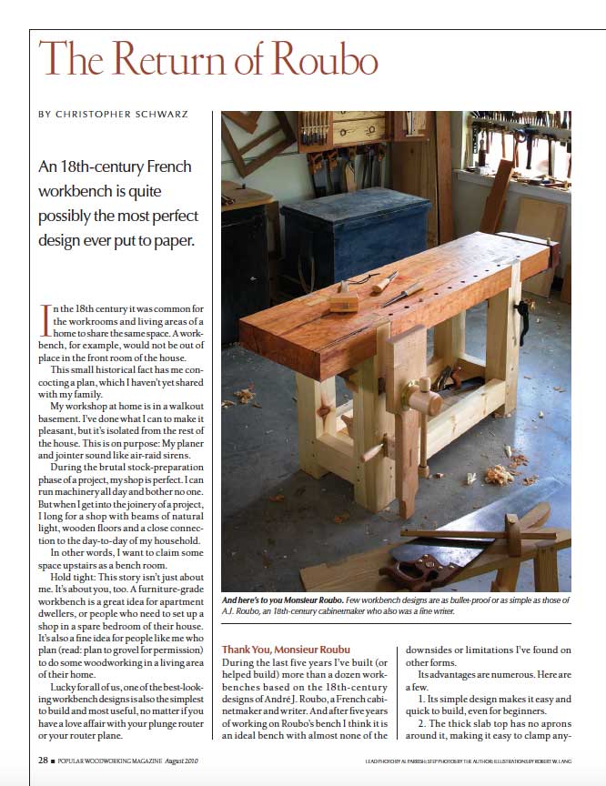 'Popular Workbench Magazine' - Popular Woodworking Magazine