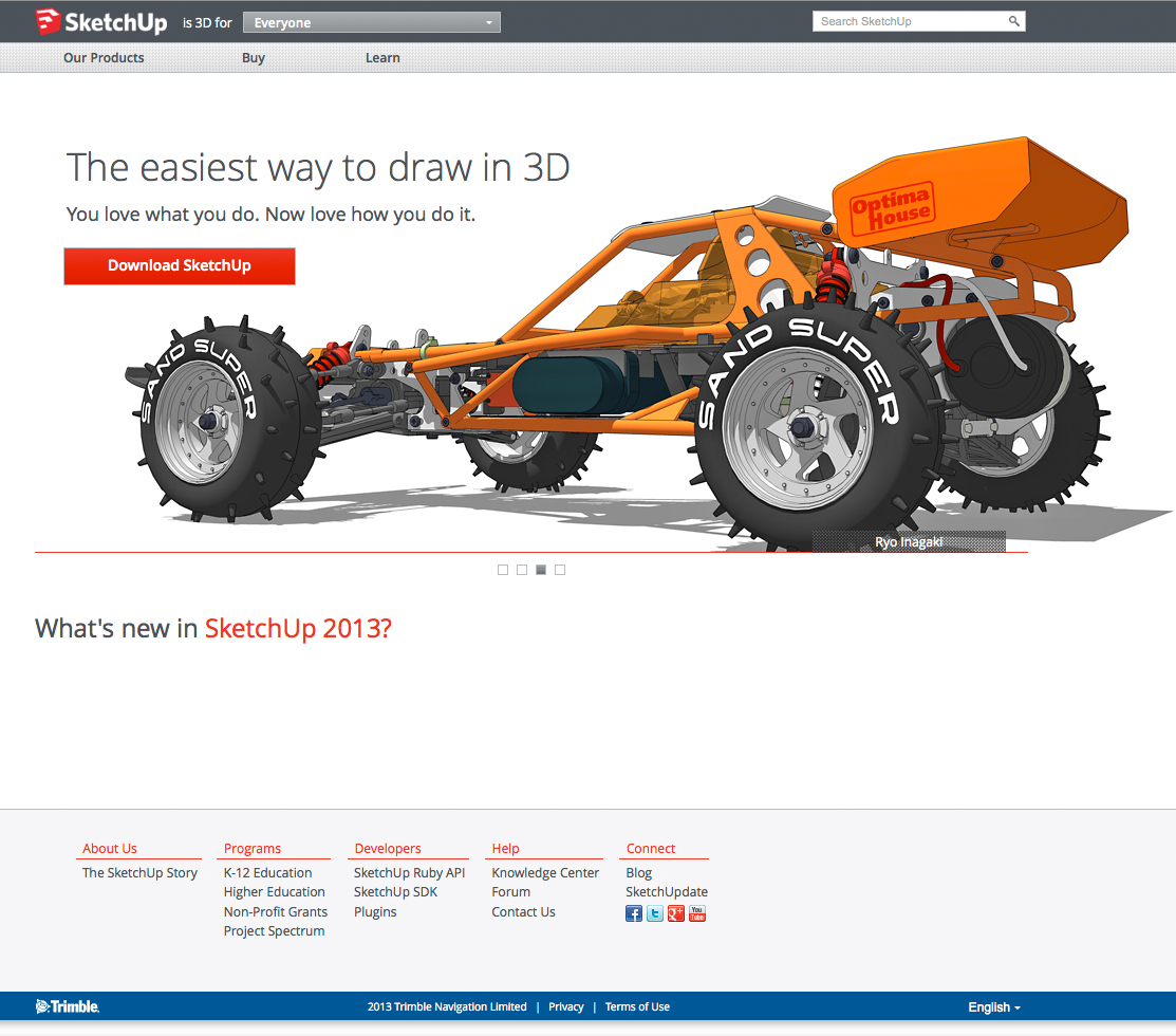 New Release of SketchUp–Make &amp; Pro 2013