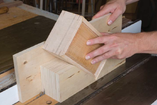 Keyed Miter Joint Table Saw Jig
