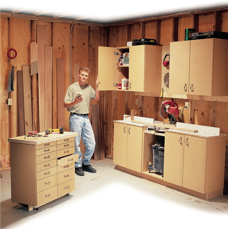 Simple All-Purpose Shop Cabinets - Popular Woodworking Magazine