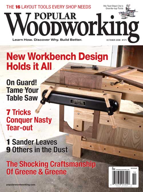 October 2008 #171 - Popular Woodworking Magazine