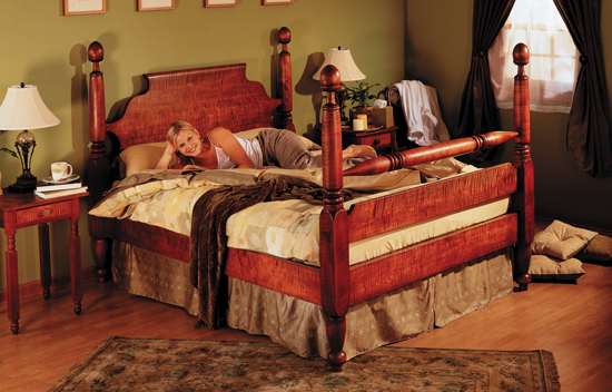 Turned Post Bed - Popular Woodworking Magazine