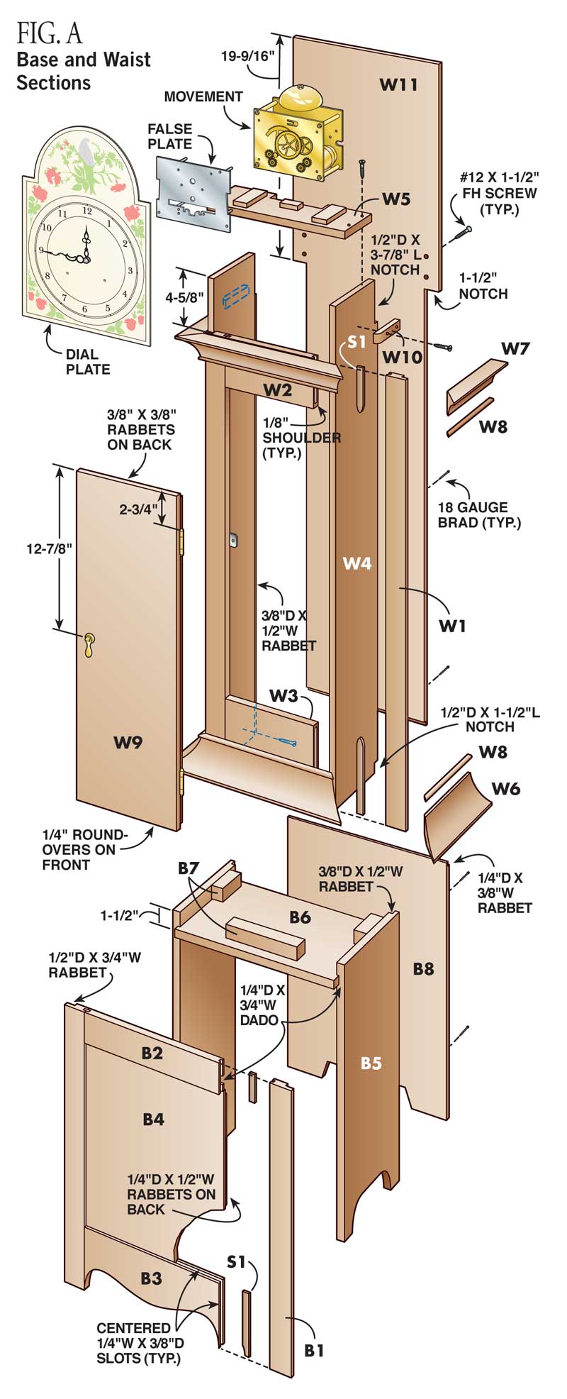 How to Make a Grandfather Clock: DIY Standing Clock Plans