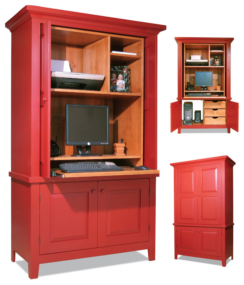 computer armoire - popular woodworking magazine