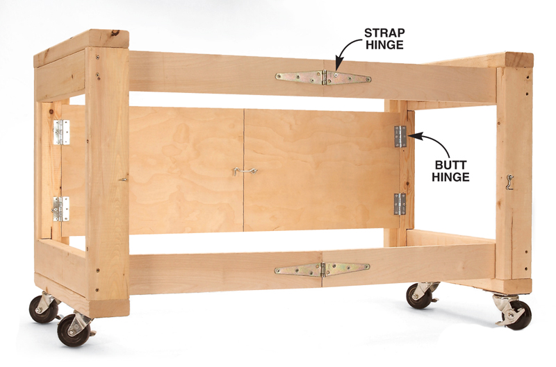 How to Build a Folding Work Table