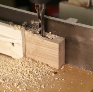 Hollow-chisel Mortiser in Action