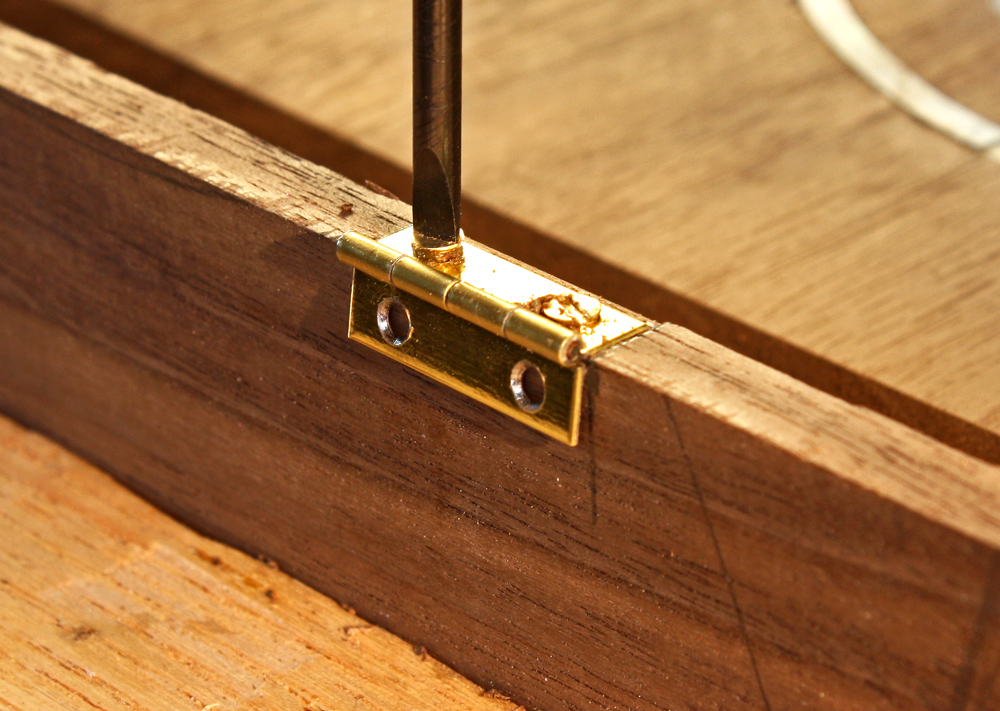 Working With Small Hinges