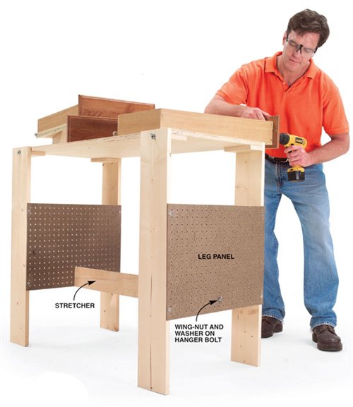 Light-Duty Folding Worktable