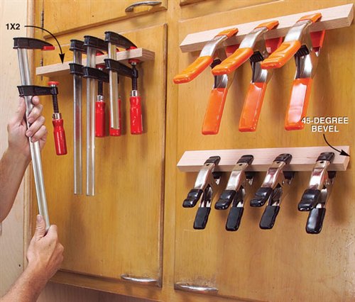 Cabinet Door Clamp Rack