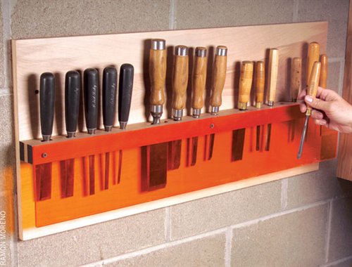 See-Through Chisel Holder