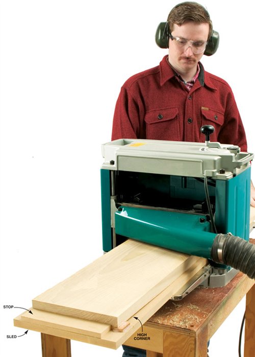 Jointing With A Planer