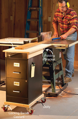 Double-Duty File Cabinet