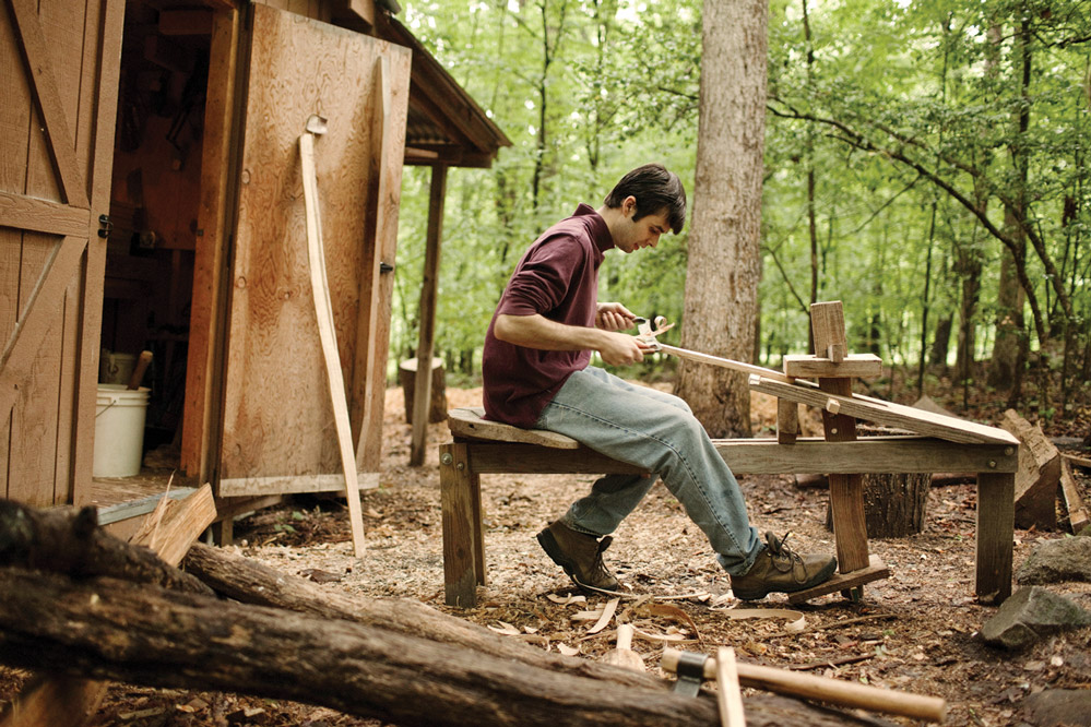 Persistence (and a crazy mother) can help.

By Elia Bizzarri
Page: 64

From the November 2011 issue #193
Buy this issue now

I slept on a cot in the loft of the shop, cooked on a portable burner, and walked my dirty dishes through the garden to the basement sink. Curtis Buchanan walked in at seven one morning to discover white splotches on a pair of freshly painted chairs waiting to be delivered. Oatmeal-water splotches. He tried re-oiling, steel-wooling and every trick learned in his 25-year-career.

WEB SITE: Visit Elia’s web site.
WEB SITE: Take a class with Elia at The Woodwright’s School.