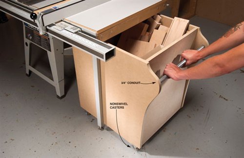 Hidaway Bin for Short Stock