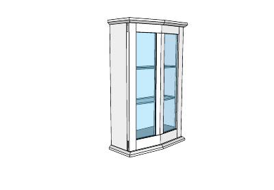 Krenovian Wall Cabinet SketchUp Model from April 2012 Issue
