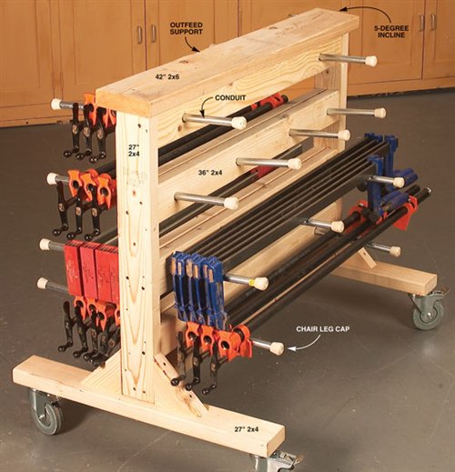 Double Duty Clamp Rack