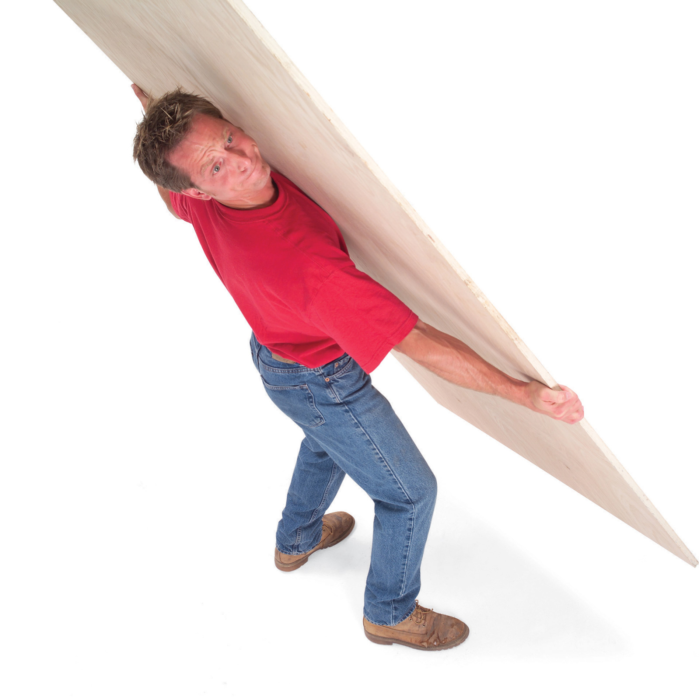 Working Alone with Plywood