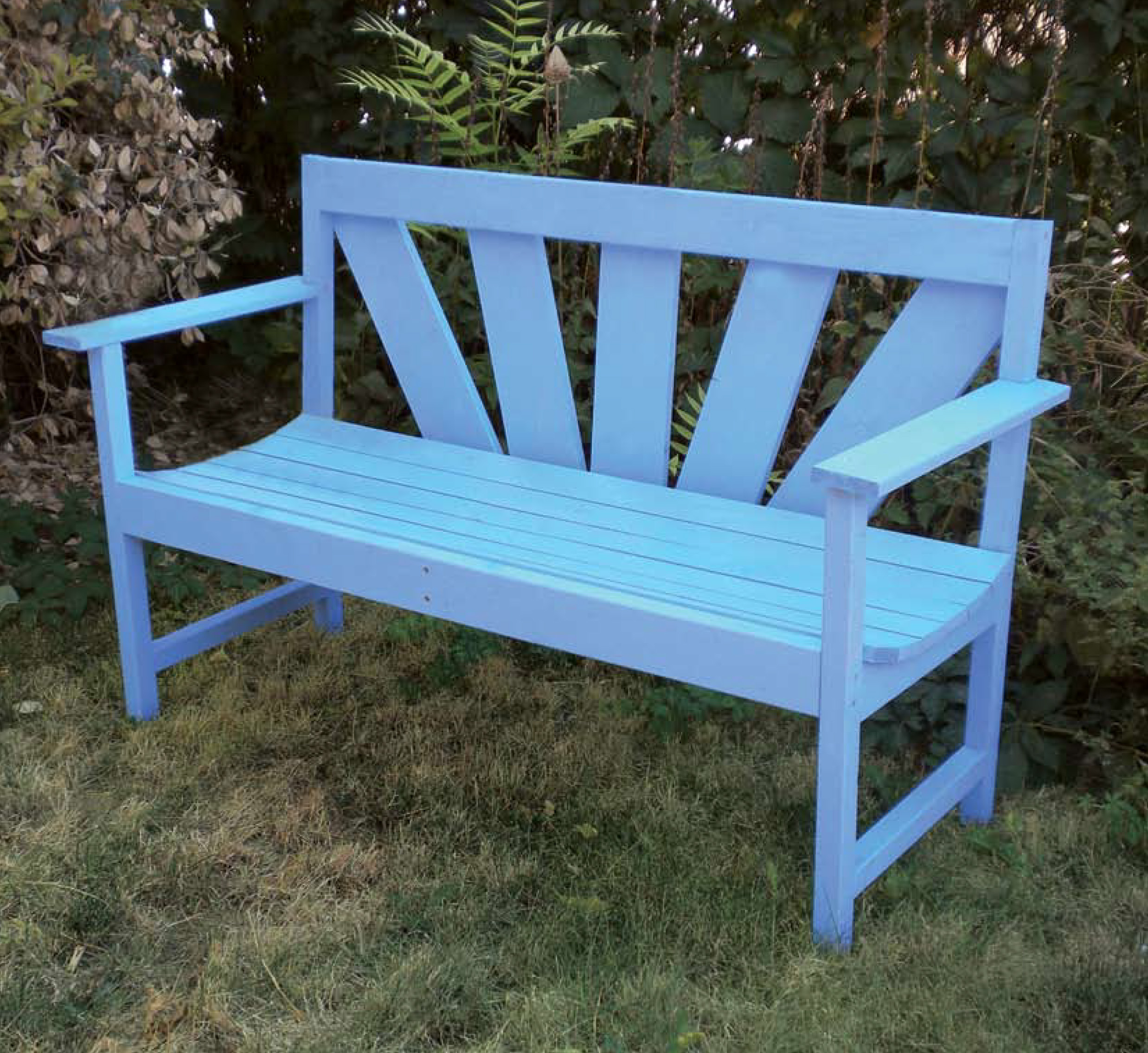 Outdoor Garden Bench Project Download