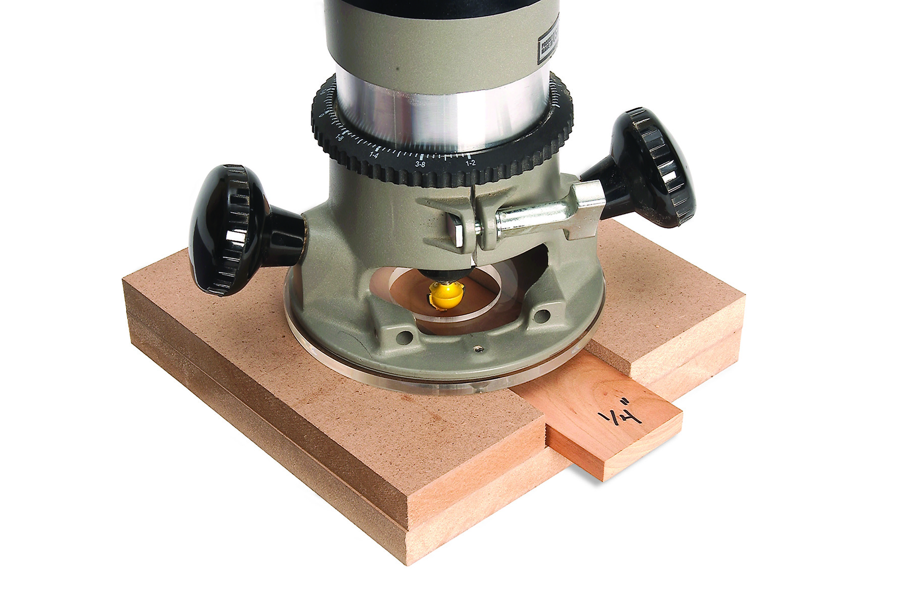 Workshop Tips: Router Depth Setter