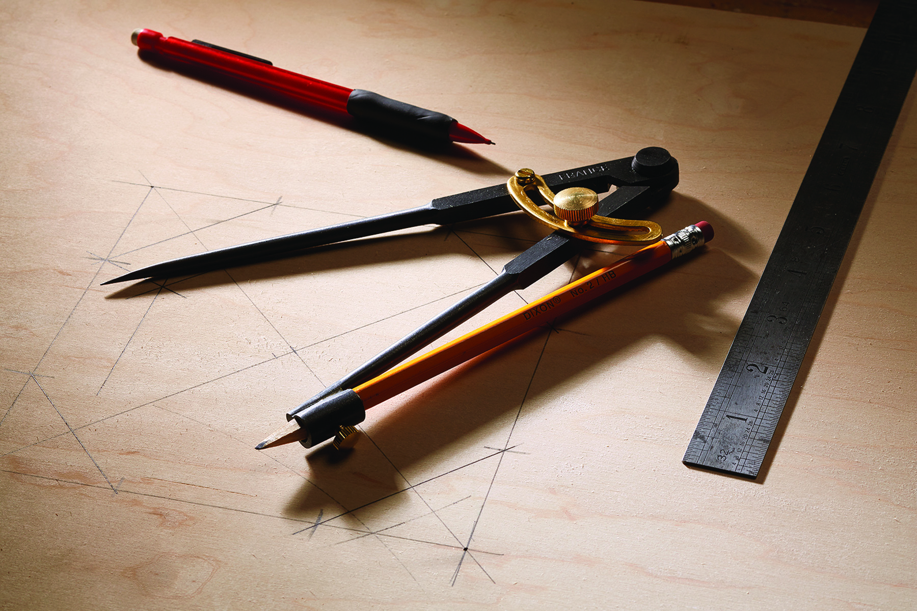 Use A Compass For Layout