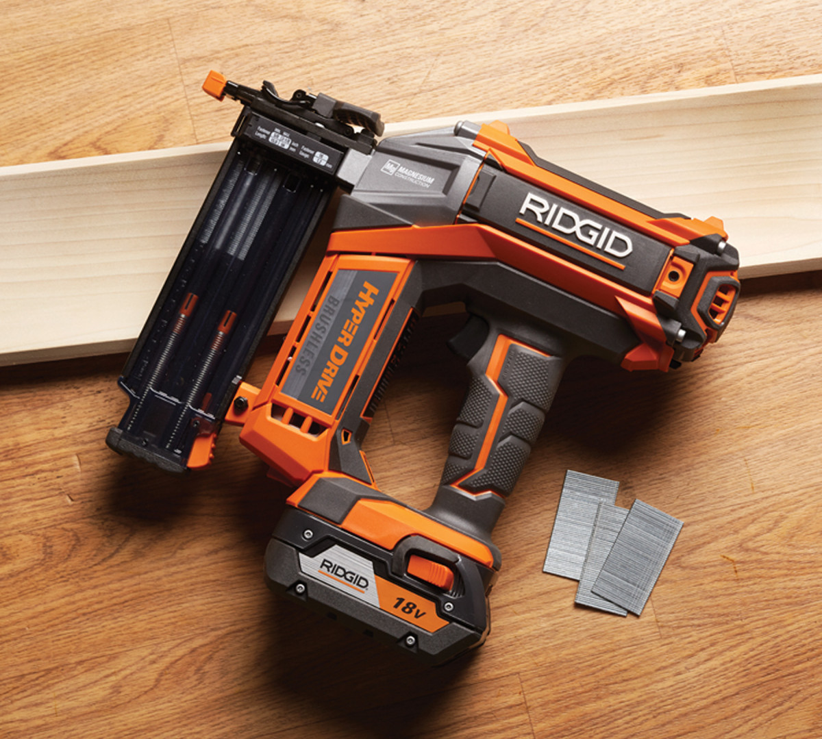 Tool Test: Ridgid 18-volt ‘Hyperdrive’ 18-gauge Brad Nailer