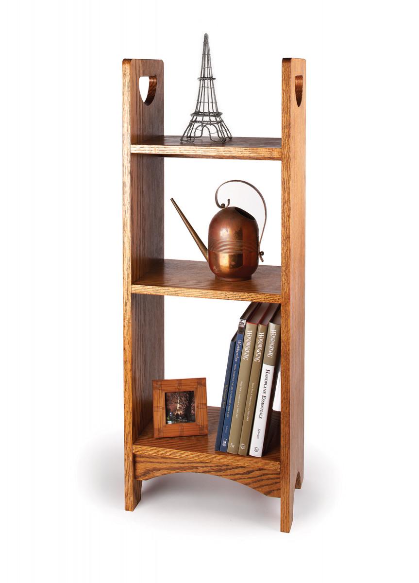 Find a piece with great design, such as this Stickley No. 79 bookcase, then make adjustments to the construction to better match your skill set.