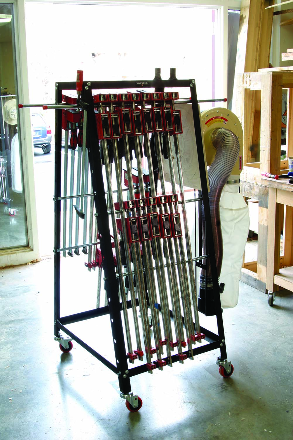 Rockler’s Answer to Clamp Storage