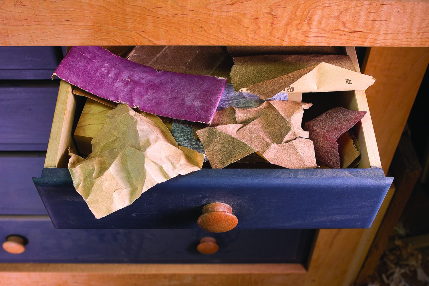 Sandpaper Drawer