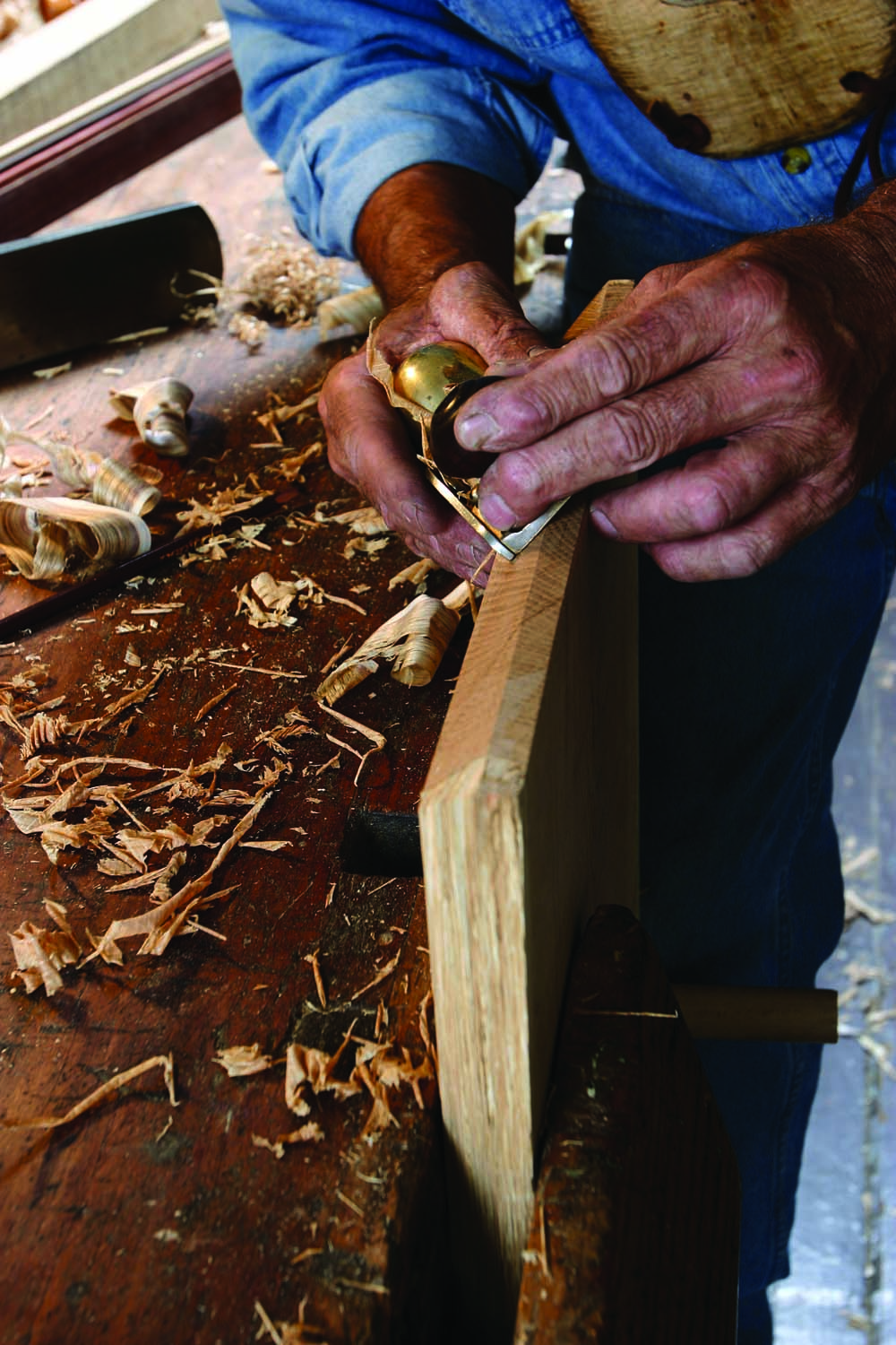 The hands are the tools that mean the most.