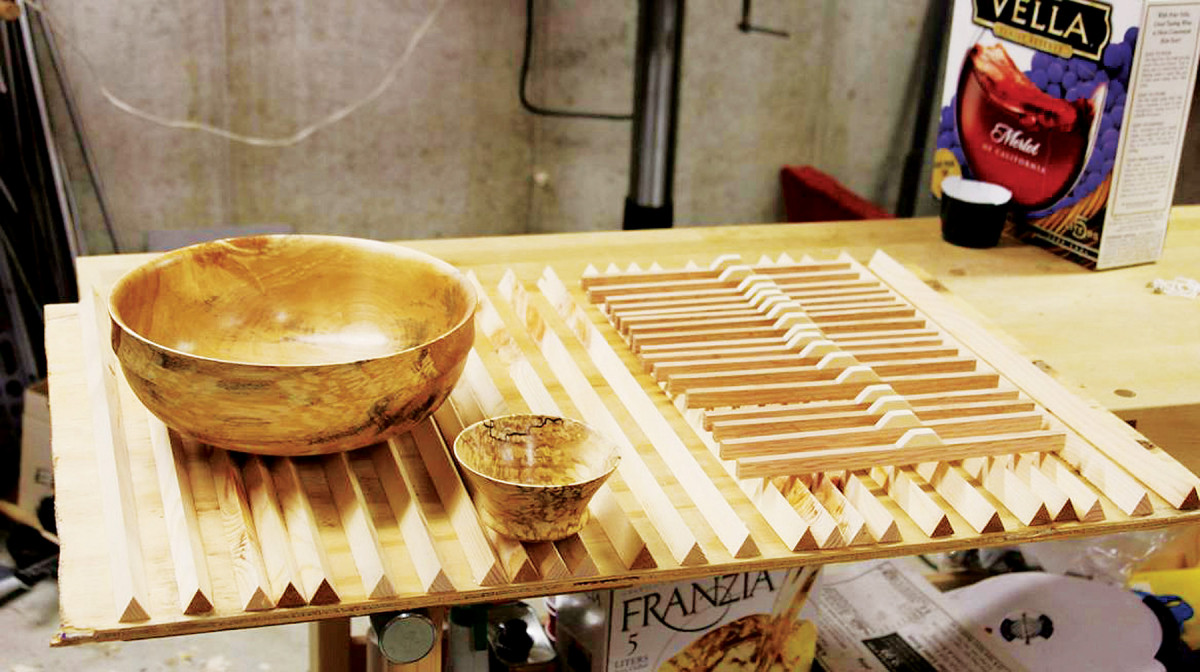 Small Parts Drying Rack