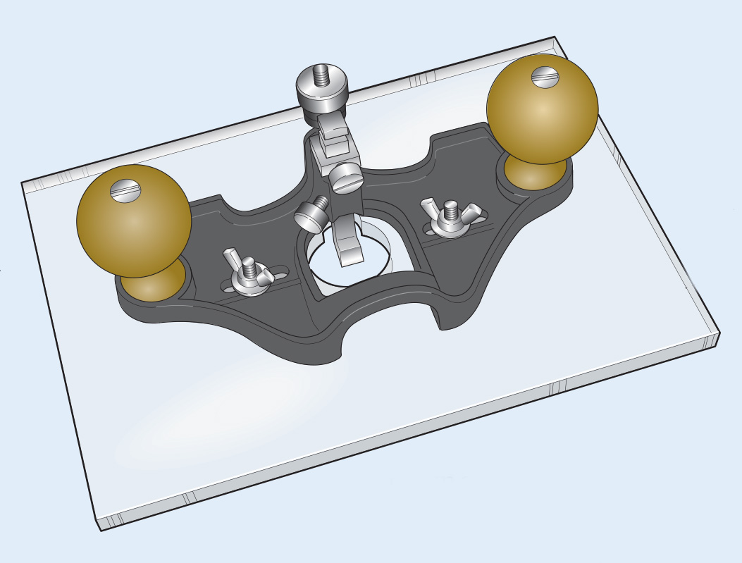 Router Plane Auxiliary Base