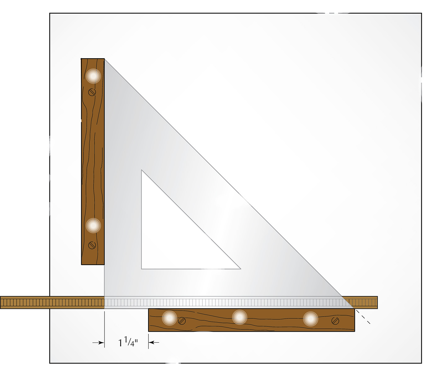 Easy Mitered Banding
