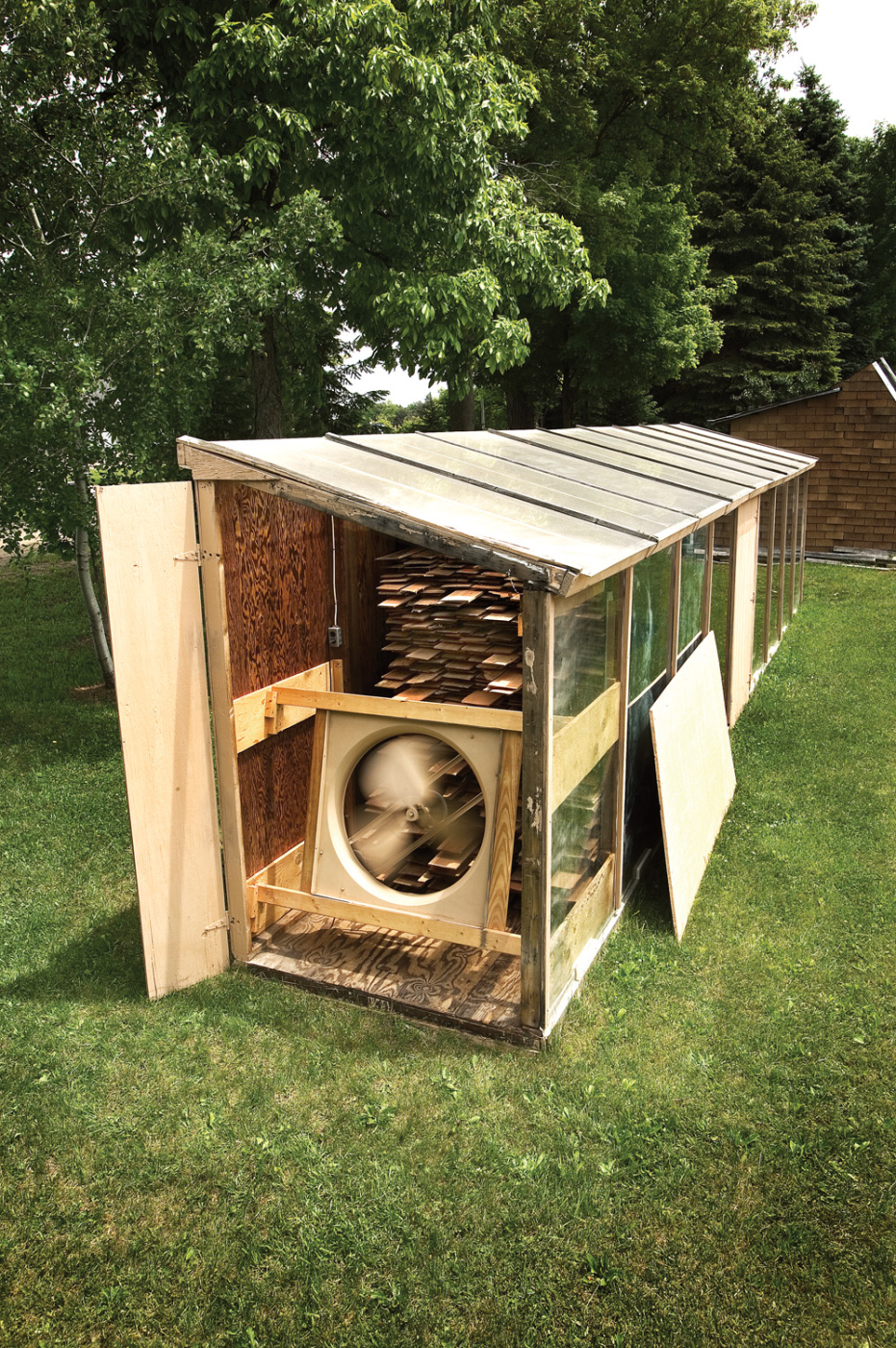 DIY Solar Drying Kiln