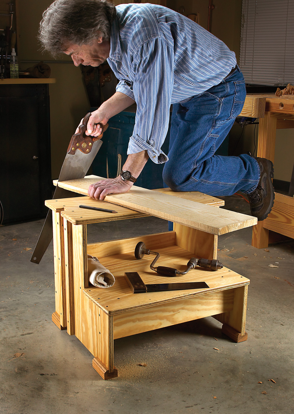 Sawbench & Shop Stool