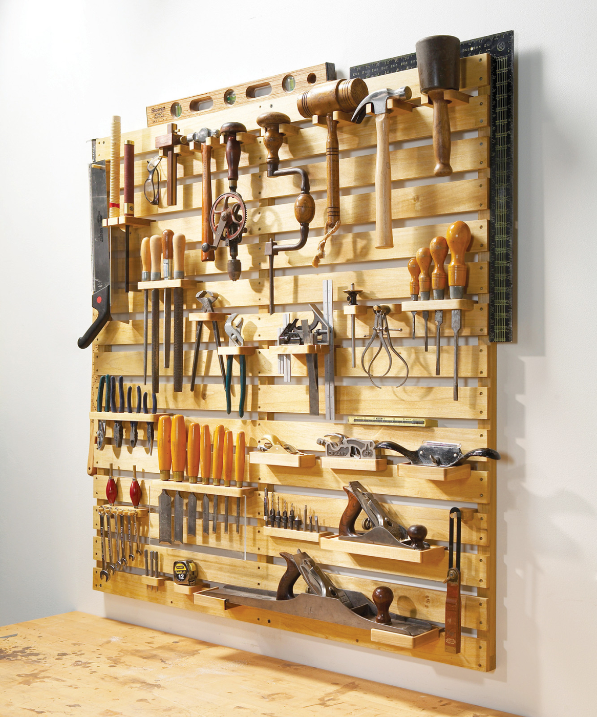 Hold-Everything Tool Rack