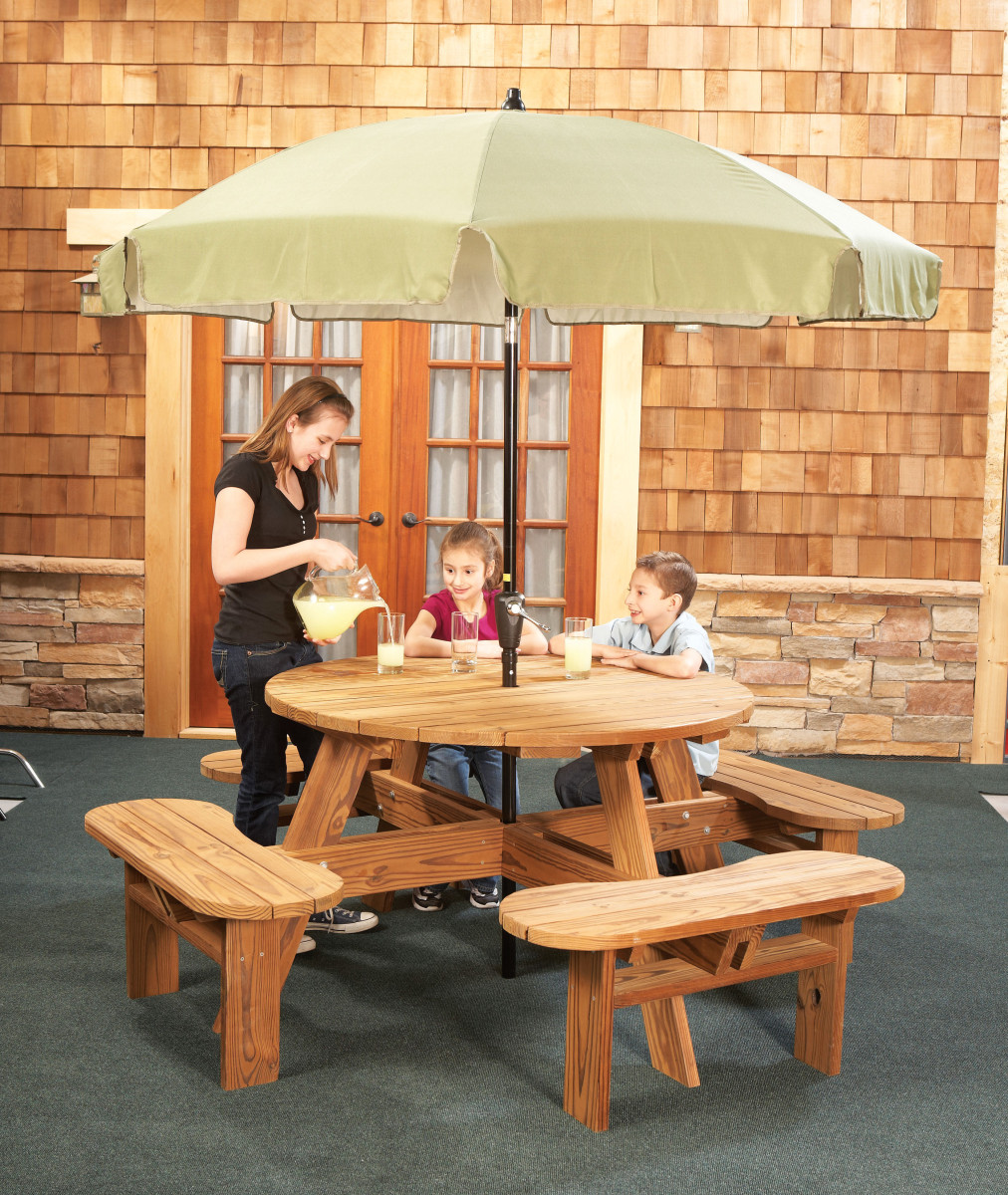 Crisscross Picnic Table